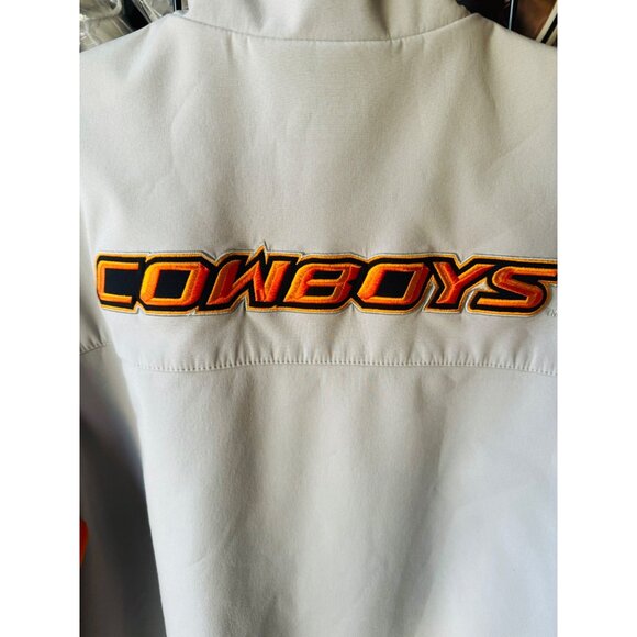 Oklahoma State University OSU Cowboys Logo Mens Full-Zip Jacket Windbreaker XL - Picture 4 of 13